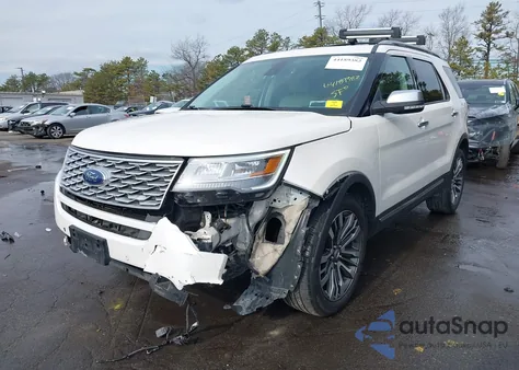 2018 Ford Explorer Platinum из США, поврежденный, VIN 1FM5K8HT5JGA38826